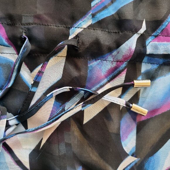 Calvin Klein Swim CoverUp Kimono Lightweight Transparent Tie Waist - Picture 8 of 15